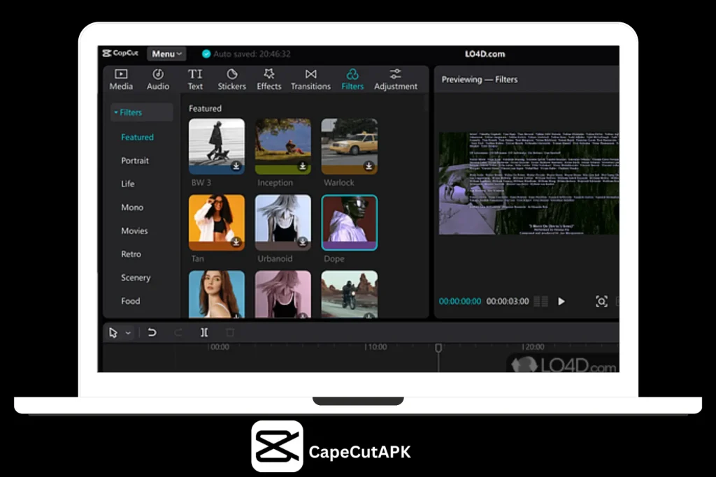 CapCut for PC Screenshot