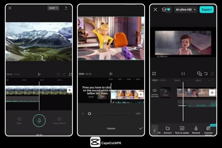 Voice Record in CapCut MOD APK