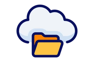 Cloud Storage Icon Of CapCut