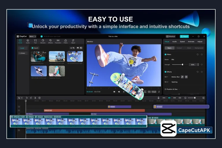 capcut editing on desktop