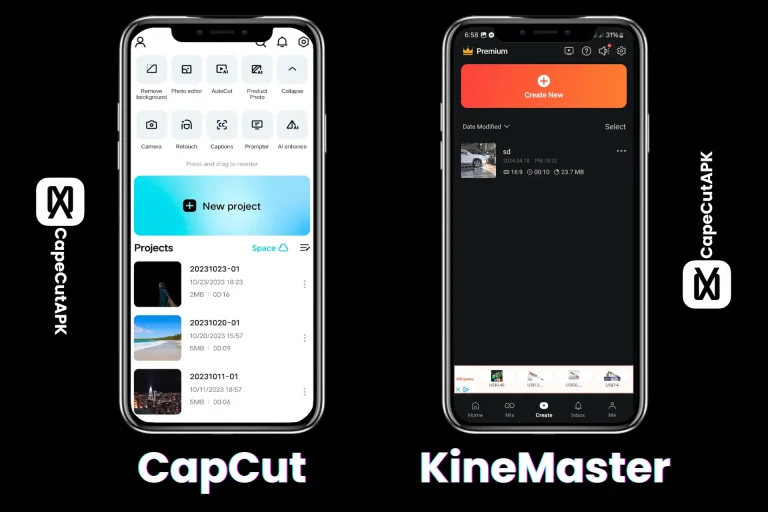 capcut and kinemaster comparison