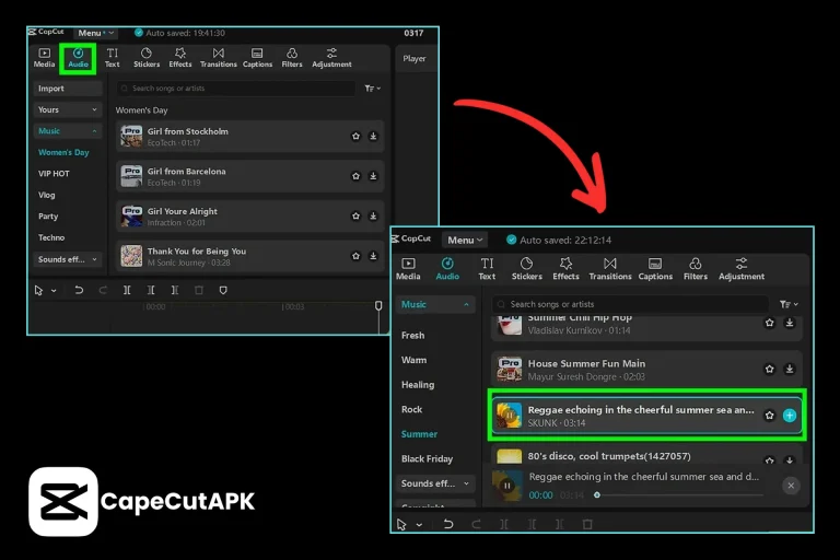 how to add music in capcut​