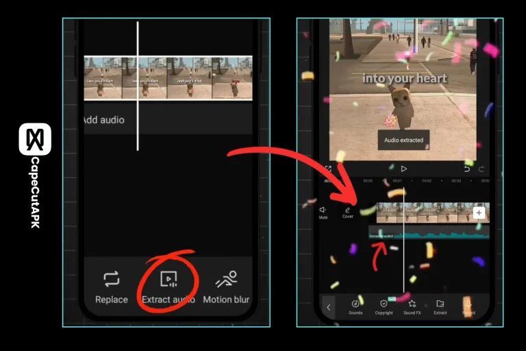 how to extract music in capcut​