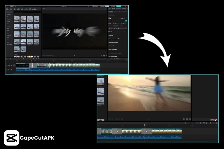 Add Transitions in CapCut