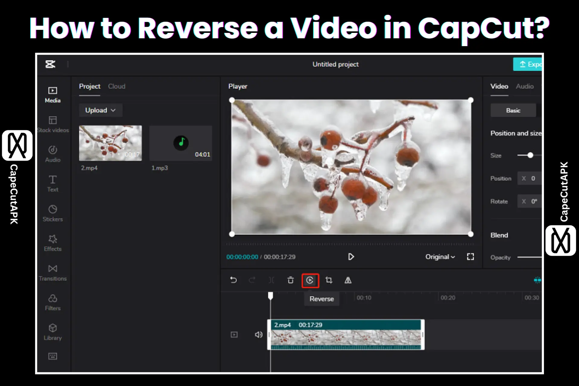 How to Reverse a Video in CapCut? Thumbnail of Blog Post