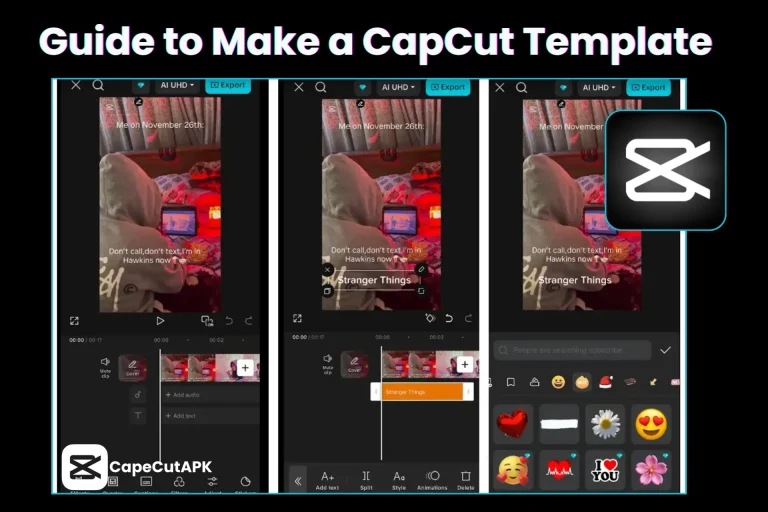 How to Create Template on CapCut?