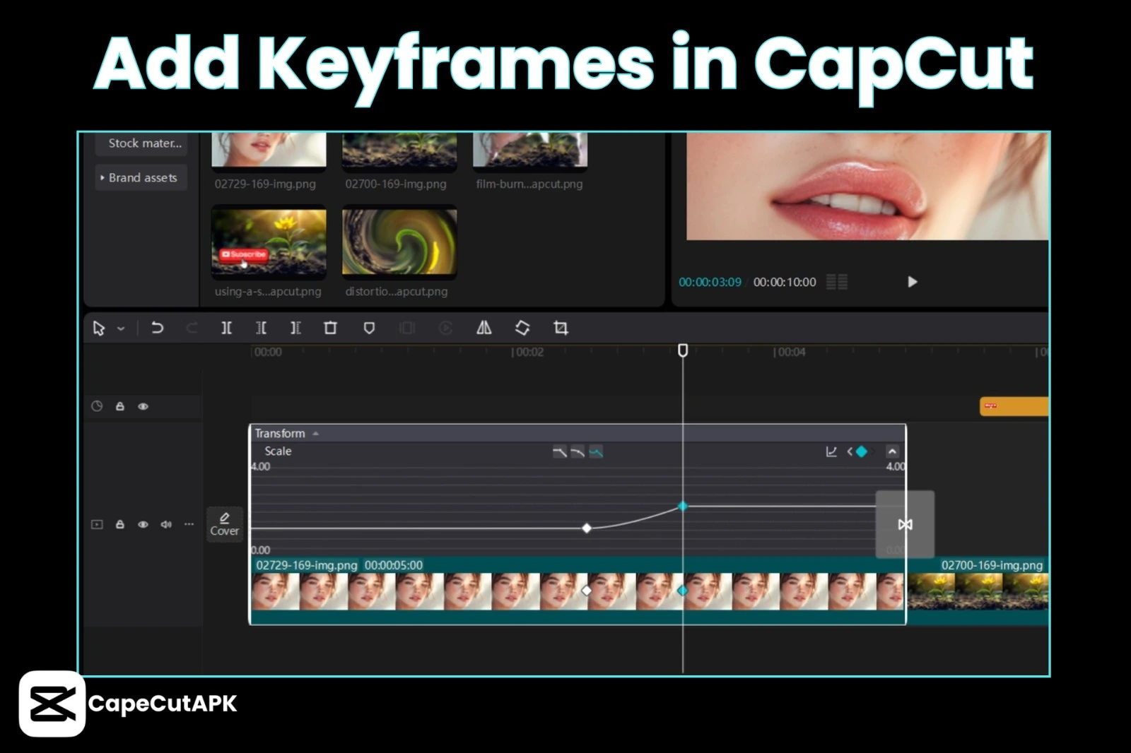How to Add Keyframes in CapCut